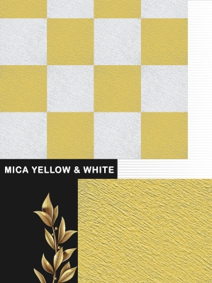 Mica Yellow and White